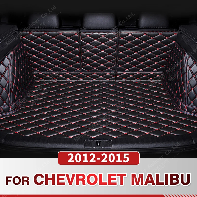 

Auto Full Coverage Trunk Mat For Chevrolet Malibu 2012-2015 14 13 Car Boot Cover Pad Cargo Liner Interior Protector Accessories