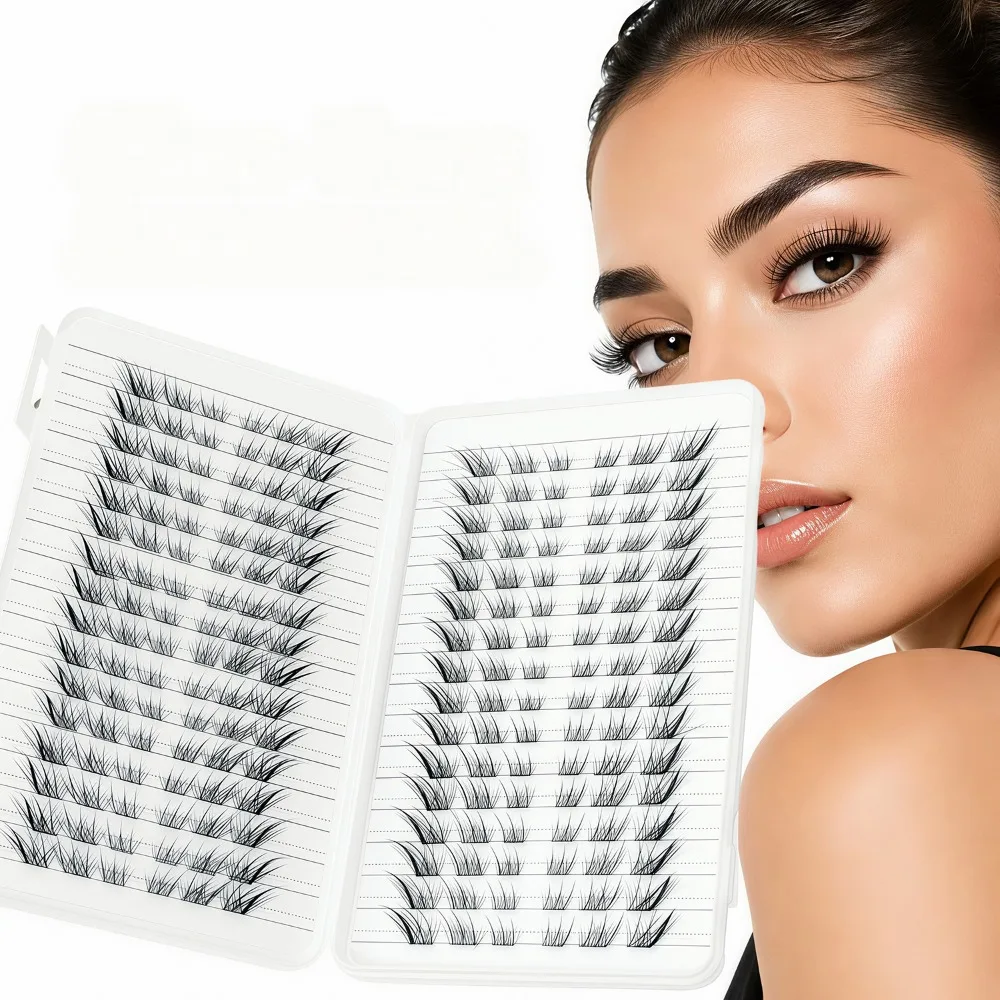 32 Rows Sudaji Fox False Eyelash Segmented Natural Slant Flying Single Cluster Manga Newcomer Eyelash