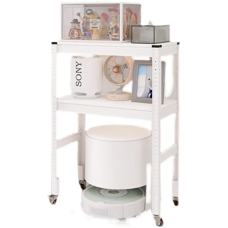 

Shelf sweeping mopping robot stone movable lower empty storage shelf