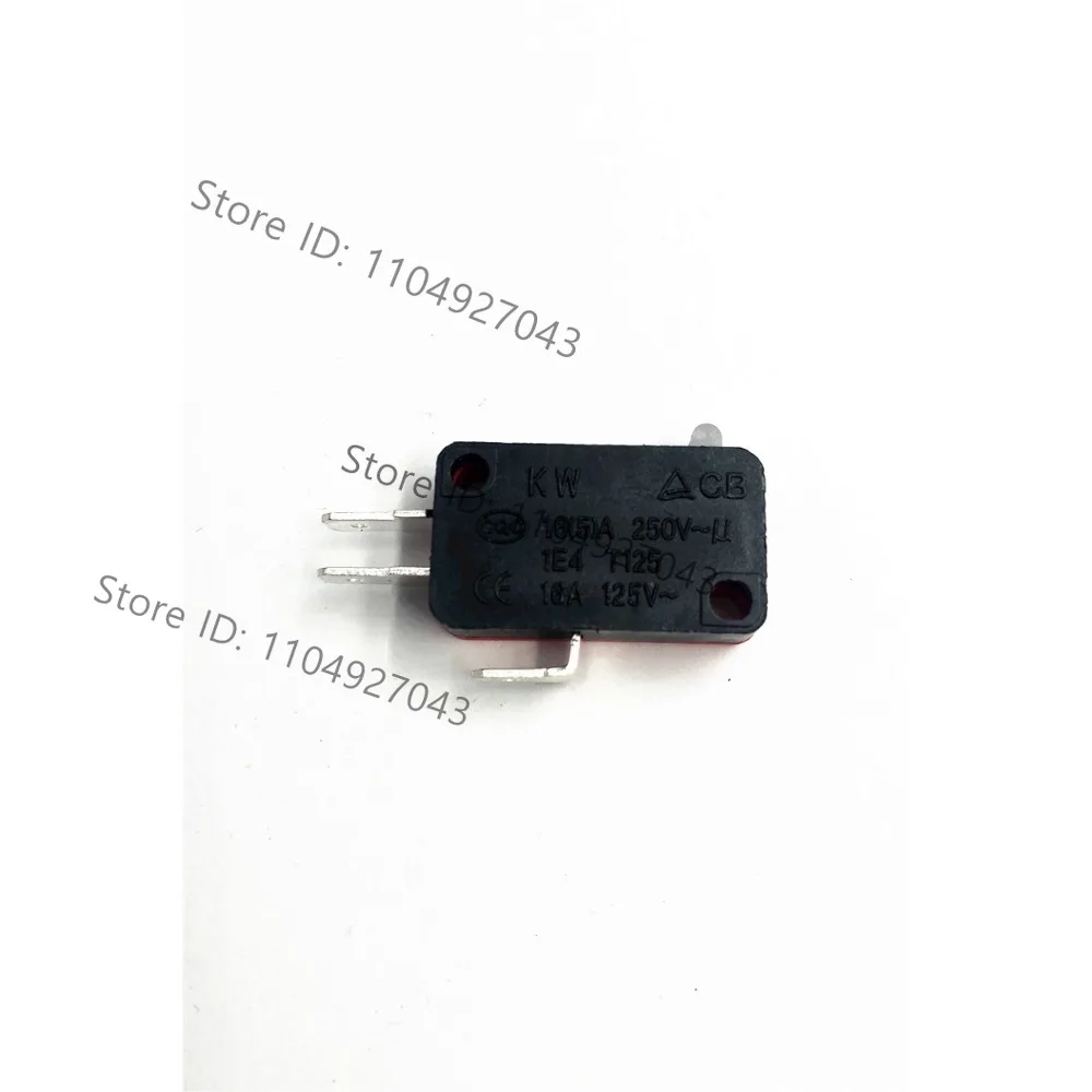 10PCS Micro Switch, Limit Switch, Door Cabinet Switch, Light Touch Sensitive High KW 16 (5A) 250V~ Silver Plated Dot