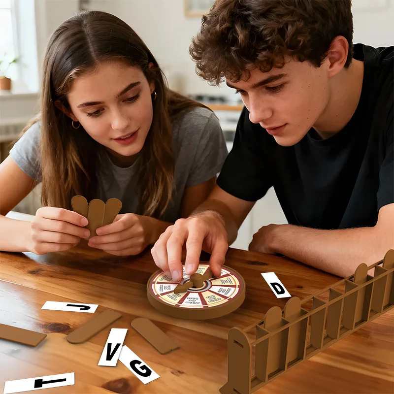 เกมกระดานแม่เหล็ก 2025 แข่งขันทายปริศนา สำหรับเด็กและผู้ใหญ่ เรืองแสงในที่มืด เกมเดินทางก่อนที่ฮังค์จะตกจากโต๊ะ