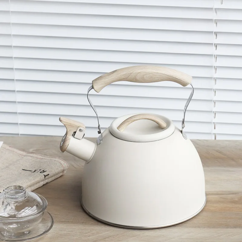 

Дзвон звука, кипящий светильник, роскошный чайник большой емкости, чайник со свистком из нержавеющей стали для кофе, молока, европейский стиль