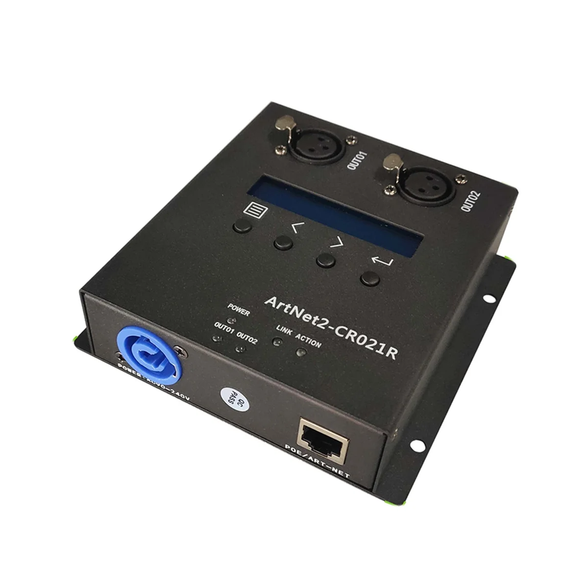 

ArtNet DMX 512 Ethernet Lighting Controller Interface 2 Converter Box Touch MA2 US Plug