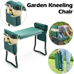 Asiento de rodilla de jardinería que protege las rodillas, taburete portátil para arrodillarse, almohadilla de rodilla de espuma usable, tapete, herramientas de ahorro de trabajo para el trabajo agrícola