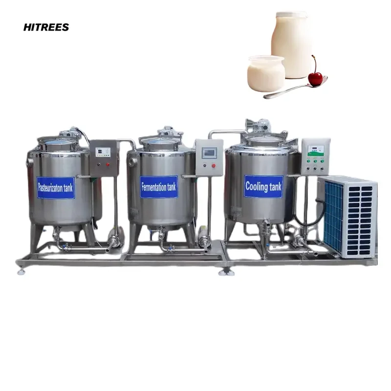 Automatic  Milk Pasteurization Machine Yogurt Production Plant Yogurt Making Line For Uht Milk Yogurt Ice Cream