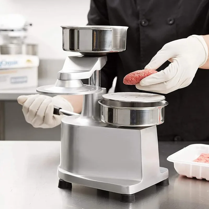 

Commercial Meat Press Machine Manual Beef Patty Stainless Steel Hamburger Meat Forming