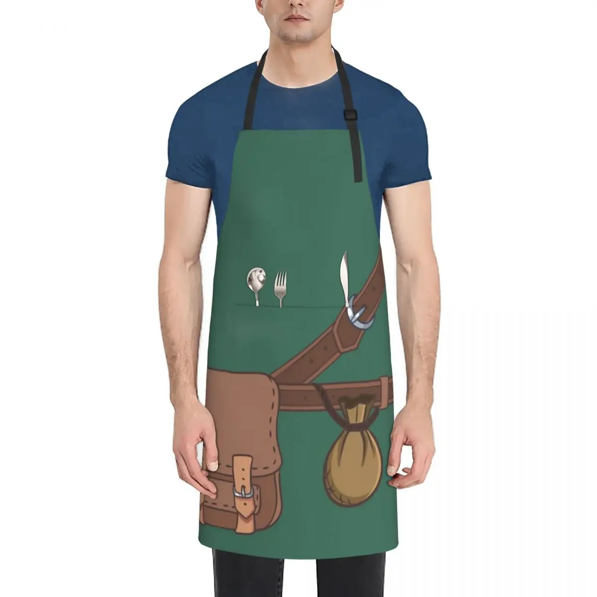 

Adventurers Bag Apron For Hairdresser Chef Uniform Woman kitchen clothes men Apron