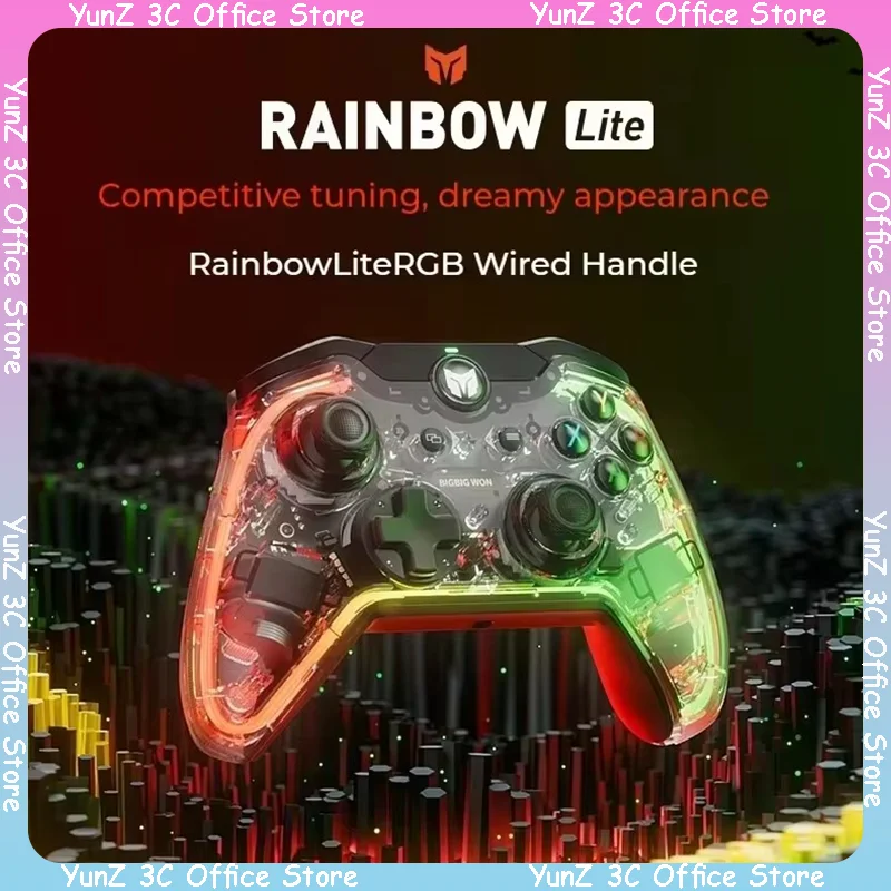 

Black Myth Wukong Game Controller Bigbig Win Rainbow C1 Lite Wired Type-C Game Sports Controller Pc Game Steam Switch Ps4