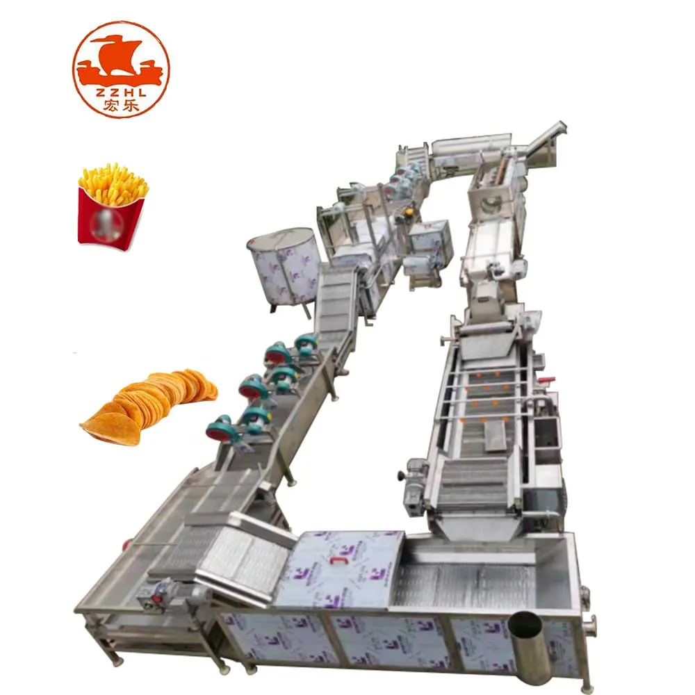 German Technology Low Cost French Fries Potato Chips Machine Production Line