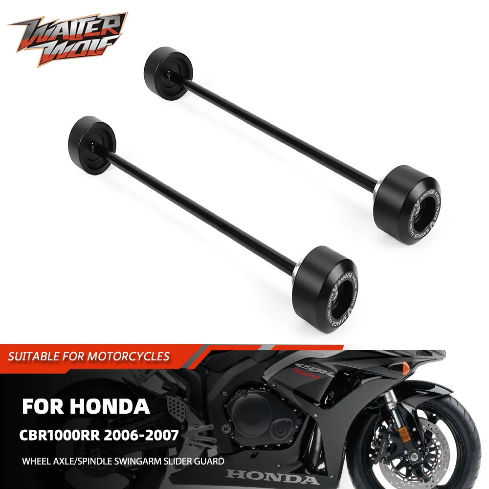 

Ось колеса мотоцикла, вилка, слайдер, защита для Honda CBR1000RR 2006 2007, маятник, катушка, защита ступицы шпинделя колеса, аксессуары