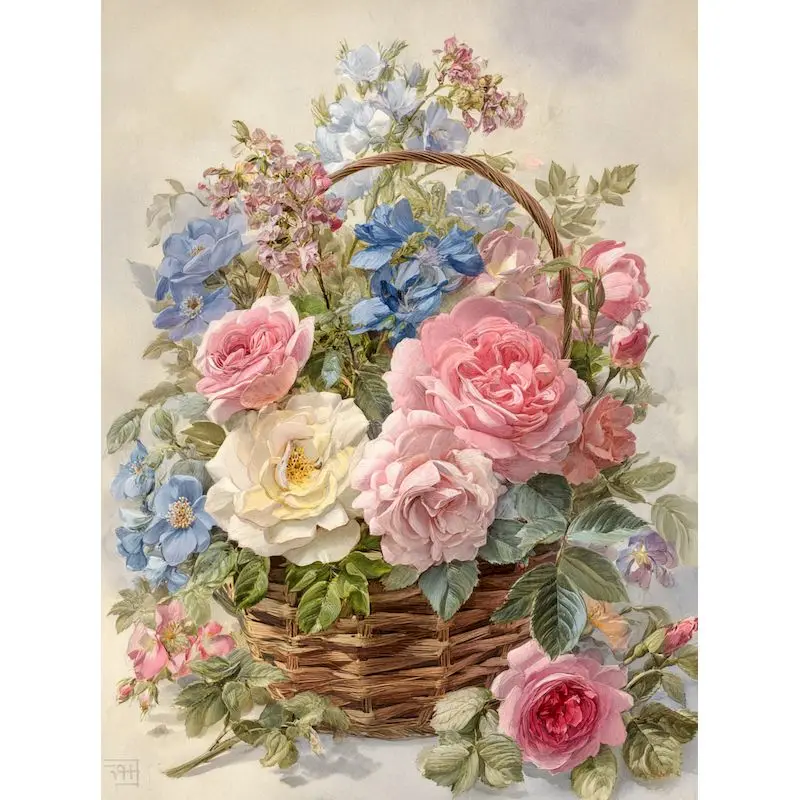 

GATYZTORY Oil Painting By Numbers Vase Kits For Adults Handpainted DIY Coloring By Number Flower Home Decoration