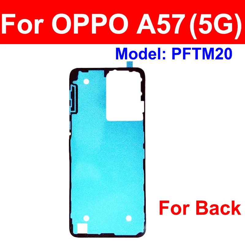 For OPPO A9 A11 A15s A32 A33 A35 A52 A53 A55 A56 A57 A58 5G Back Battery Housing Cover Sticker Rear Battery Housing Adhesive