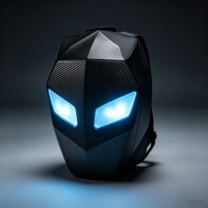 Rechargeable Smart LED Display Backpack APP Custom Dynamic Pattern Bluetooth RGB Light Backpack Fashion Travel School Bag