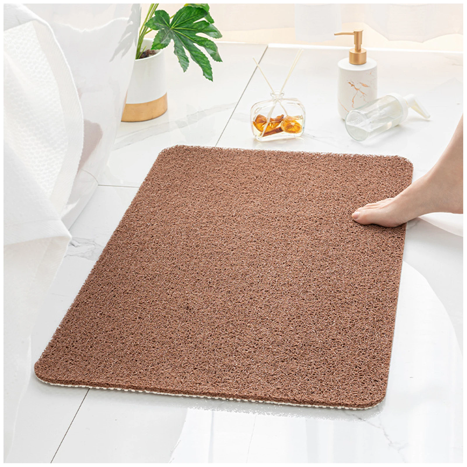 Household Bathroom Non-slip Mat High Quality Soft Touch Mat for Laundry Room Balcony Kitchen