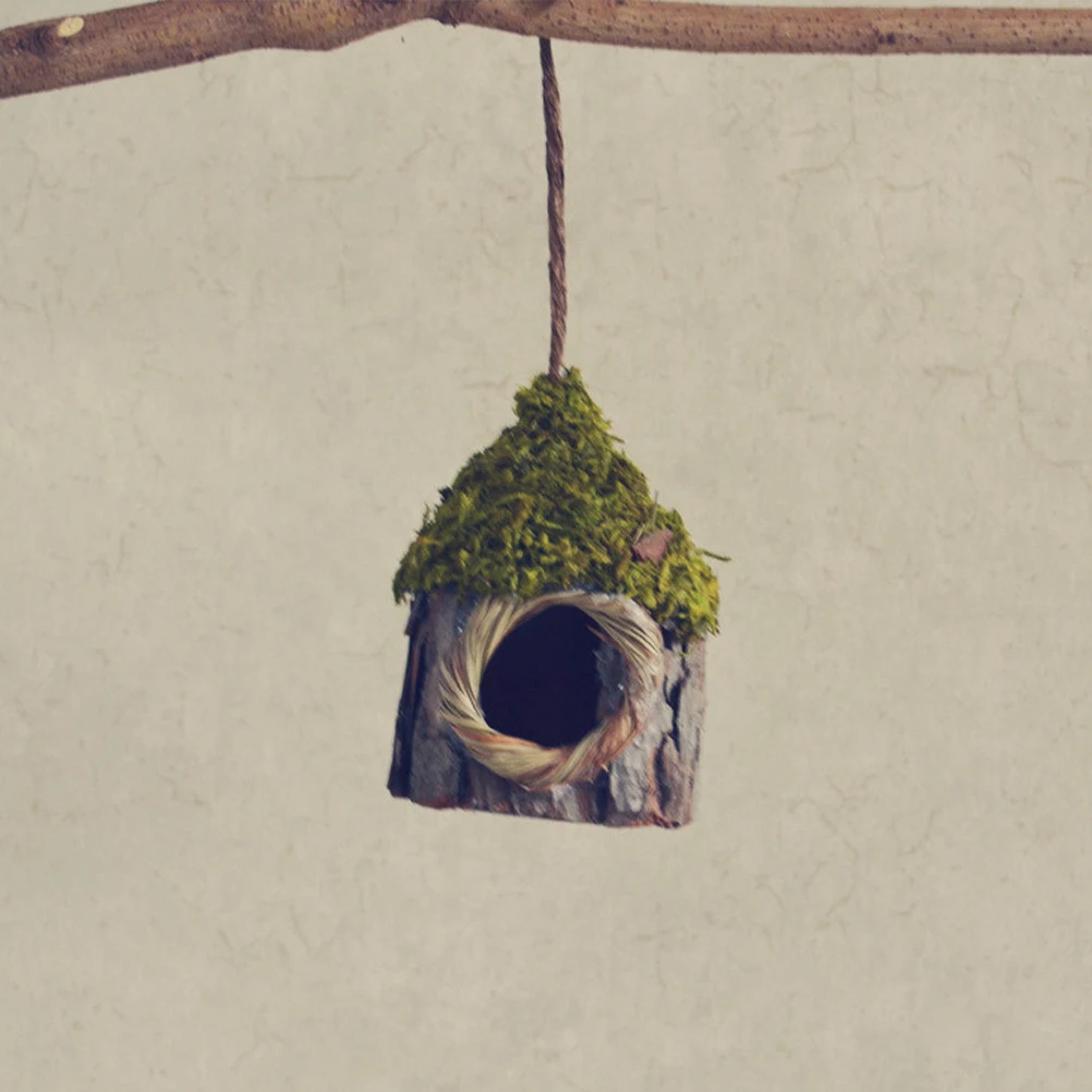 

Imitation Bird Nest Decoration Home nament Garden Decorations H made Birdcage Artificial Nest Cages Trees Bonsai Table Pets Warm