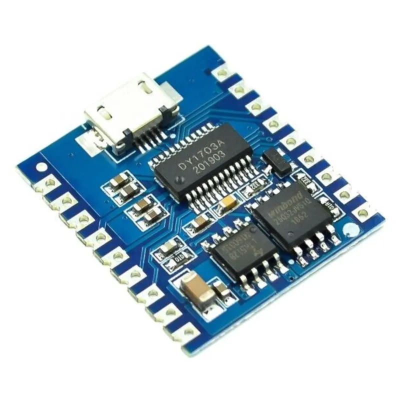 DY-SV17F Audio Module Mini MP3 Player IO Trigger USB Download Flash Voice Module