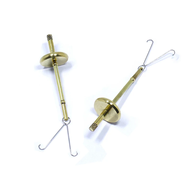 Jujufly new hot brass materials fly tying loop spinner tool spinner brass jig split wire dubbing twister with rotary disc handle