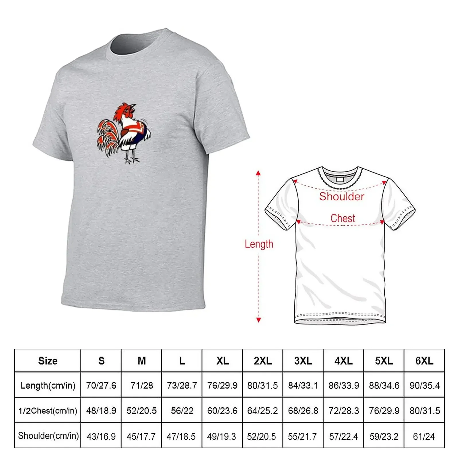 Eastern Suburbs Roosters Retro T-Shirt oversizeds oversized cute clothes Men's cotton t-shirt