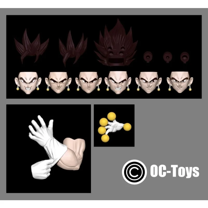 

Vegito Head Sculpt Accessory Pack, Proportional Adaptation, Third-party Body Dragon Ball Figure Model in Stock