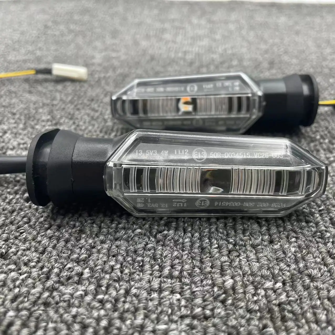 For HONDA CBR650R CB650R Motorcycle before and after LED Turn Signal Indicator Light Blinker Lamp Universal connector