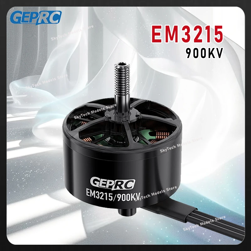 

GEPRC EM3215 900KV Brushless Motor - 9/10 Inch Fit Long Range FPV RC Models DIY Build Parts
