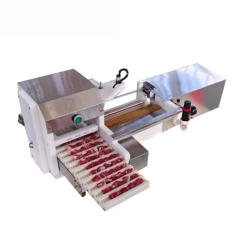 Fully Automatic Meat String Threading Machine Lamb Beef Vegetable Kebab Making Machine
