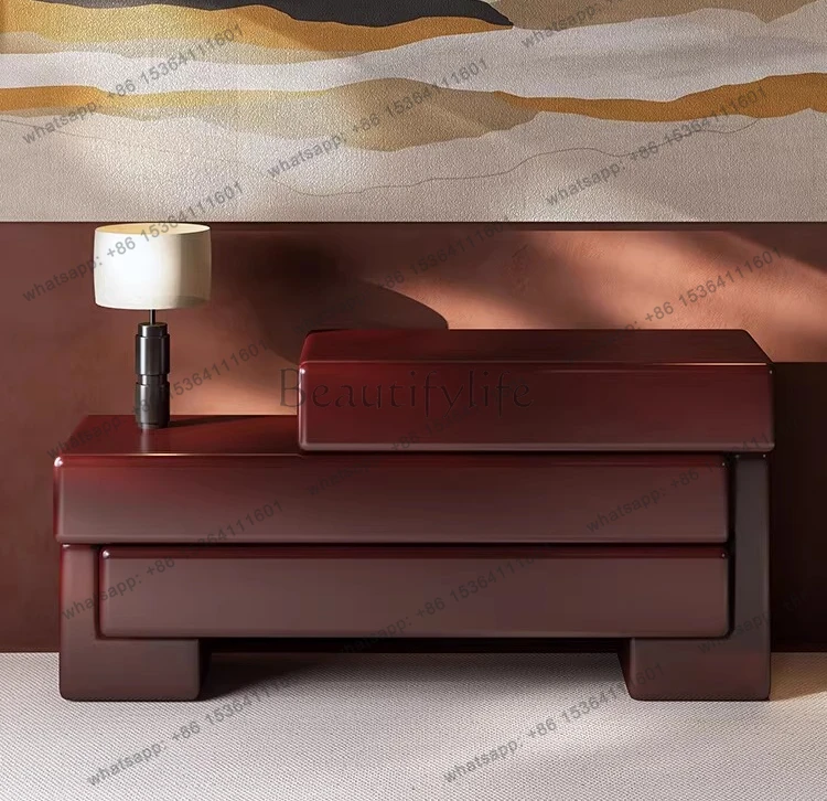 

Итальянский светлый роскошный минималистичный сундук для хранения, современный настенный шкафчик с краской