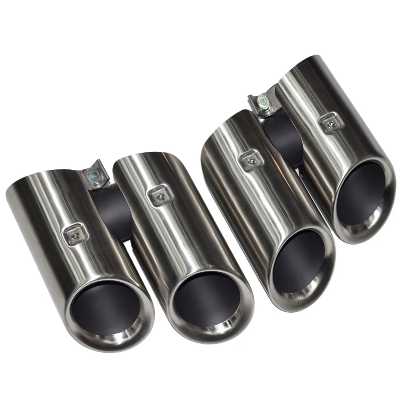 

Exhaust pipe for 14-24 Porsche macan exhaust pipe GTS quad sports tailpipe black tip tail throat muffler exhaust tip