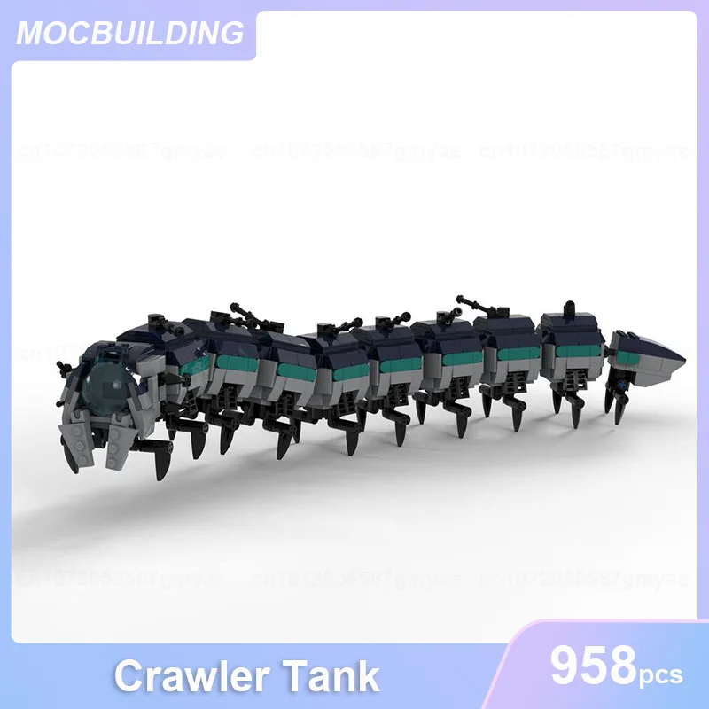 

Crawler Tank Model MOC Building Blocks DIY Assemble Bricks Military Educational Creative Display Collect Toys Xmas Gifts 958PCS