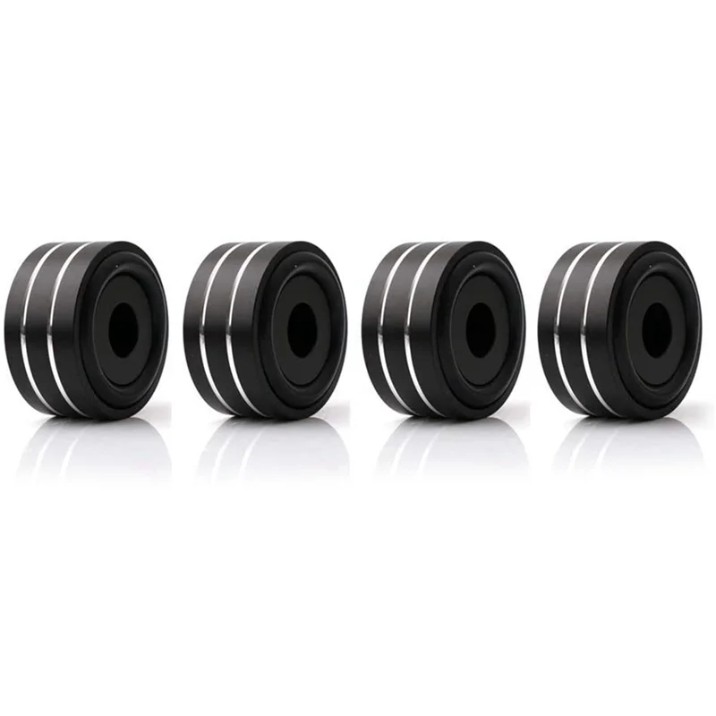 12 個 40X20mm アルミニウム Hifi AMP スピーカー分離スタンド ターンテーブル DAC フィートパッド-VVNB