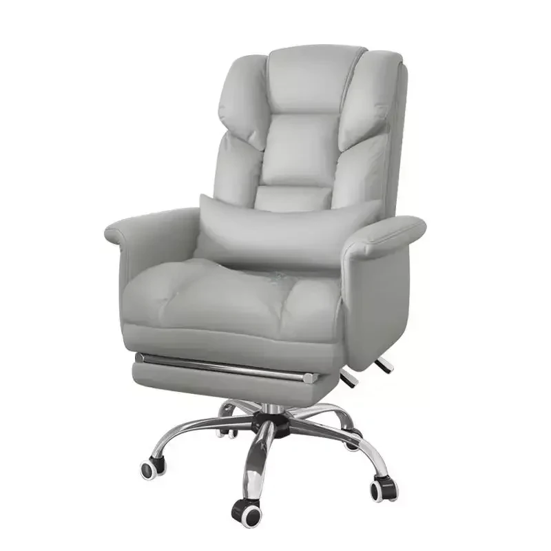 

Computer Leather Training Boss Business Office Chair Fashion Back Comfortable Design Lazy Leisure Italian Furniture