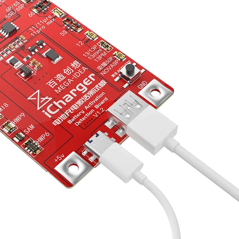 Placa de detecção de ativação da bateria qianli MEGA-IDEA icharger carregamento rápido com para o iphone android reparação da bateria do telefone celular