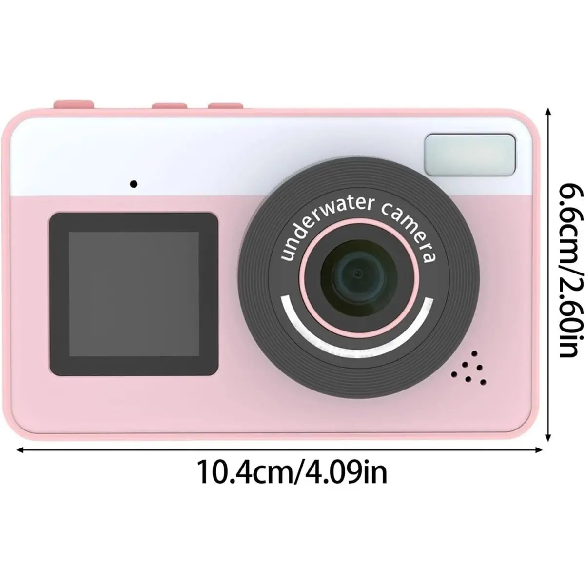 11·11COUPON Waterproof Camera, Ergonomic Digital Camera for Underwater Photography and HD Video,Underwater Camera