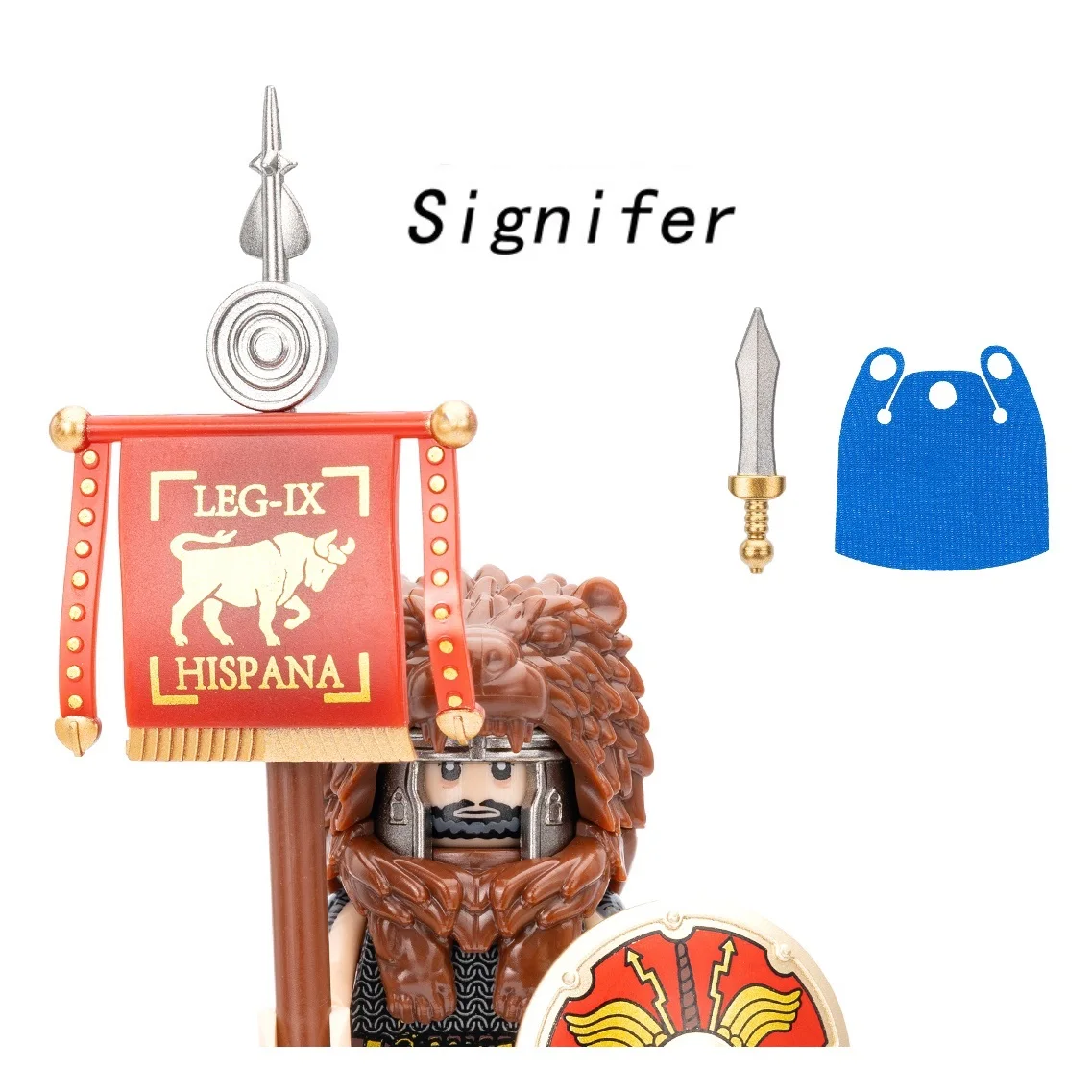 Blocs de construction de la légion de l'empire romain, gladiateur Archer soldat, Mini jouets figurines d'action