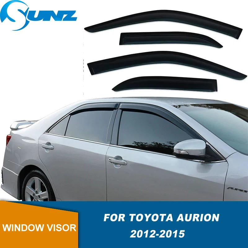 

Wind Shield Weathershield Window Visor For Toyota Aurion 2012 2013 2014 2015 Side Window Vent Deflectors Sun Rain Wind Guards