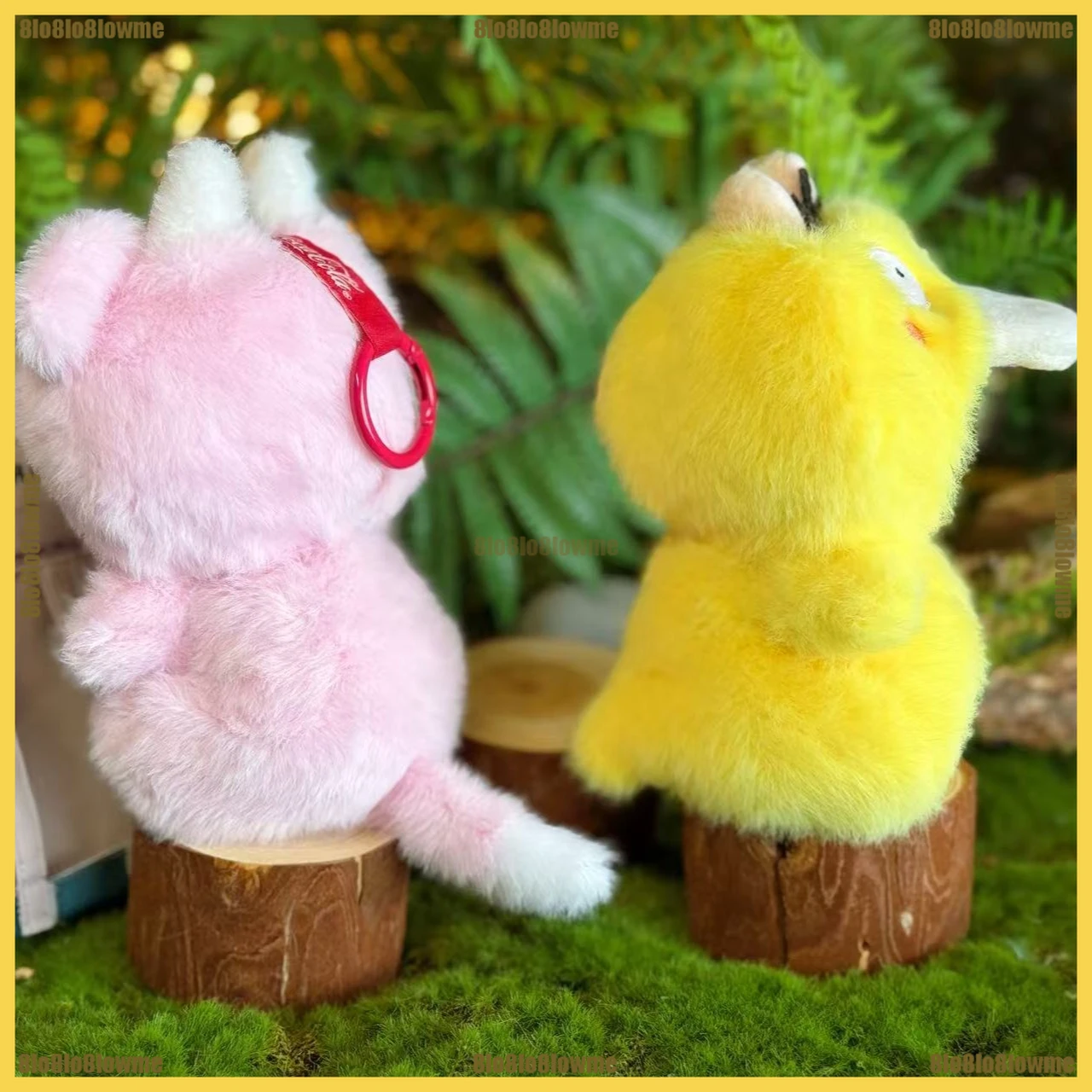 Ubranka Kawaii Labubu, strój z kreskówki Psyduck, Slowpoke, Charmander z plecakiem, mini pluszowa lalka, odzież, akcesoria dla lalek.