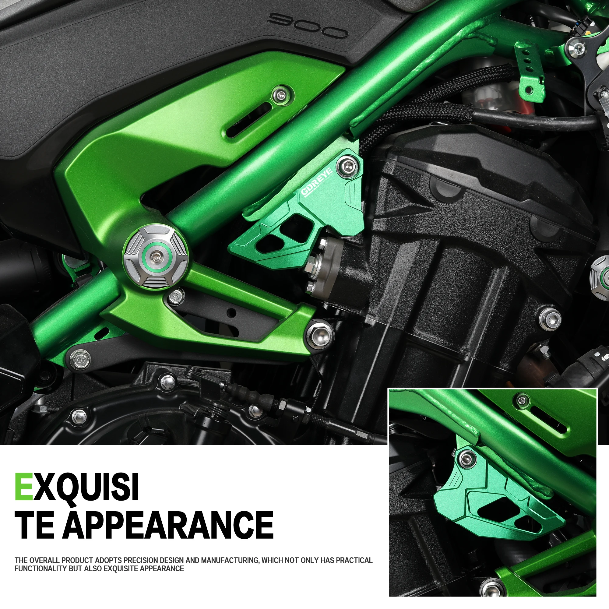 For Kawasaki Z900 Z900SE 2017-2026 Motorcycle Z 900 Frame Infill Panels Side Protector Cover Plate Engine Panel Frame Decorate