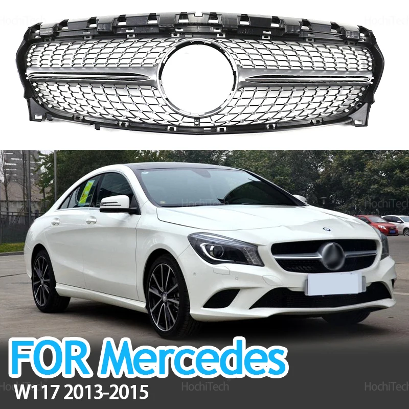 High Quality ABS Car Styling Front Kidney Grille for Mercedes Benz CLA-Class W117 C117 X117 CLA180 CLA200 CLA250 2013 2014 2015