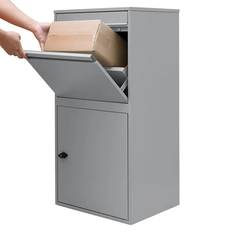 

Custom American Apartment Porch Standing Stainless Steel Lockable Mailboxes With Keys