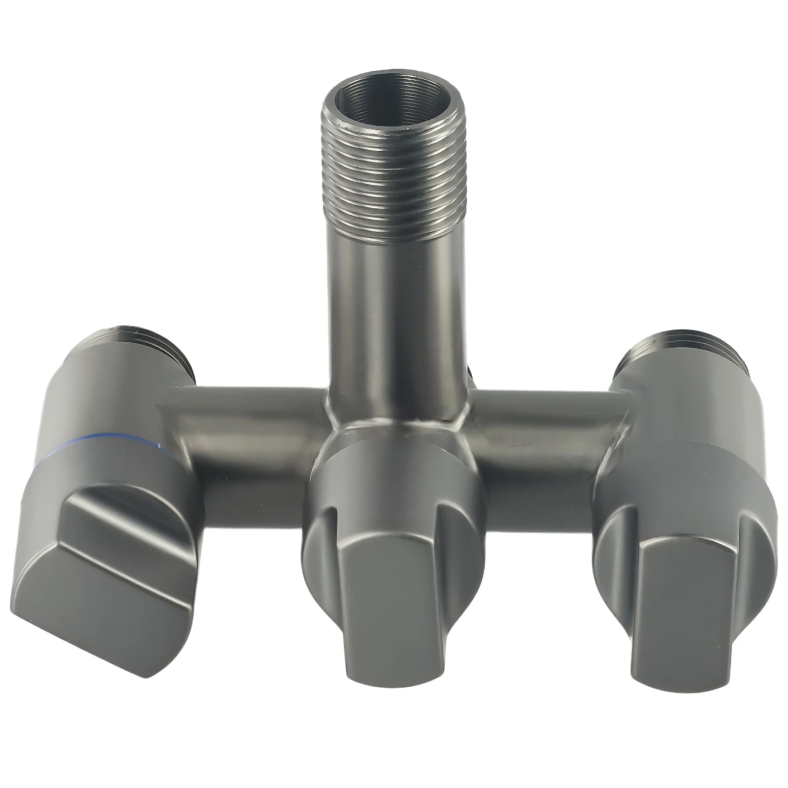Sleek Alloy Material Three Way Faucet Valves Providing Reliable Performance for across Various Household Applications