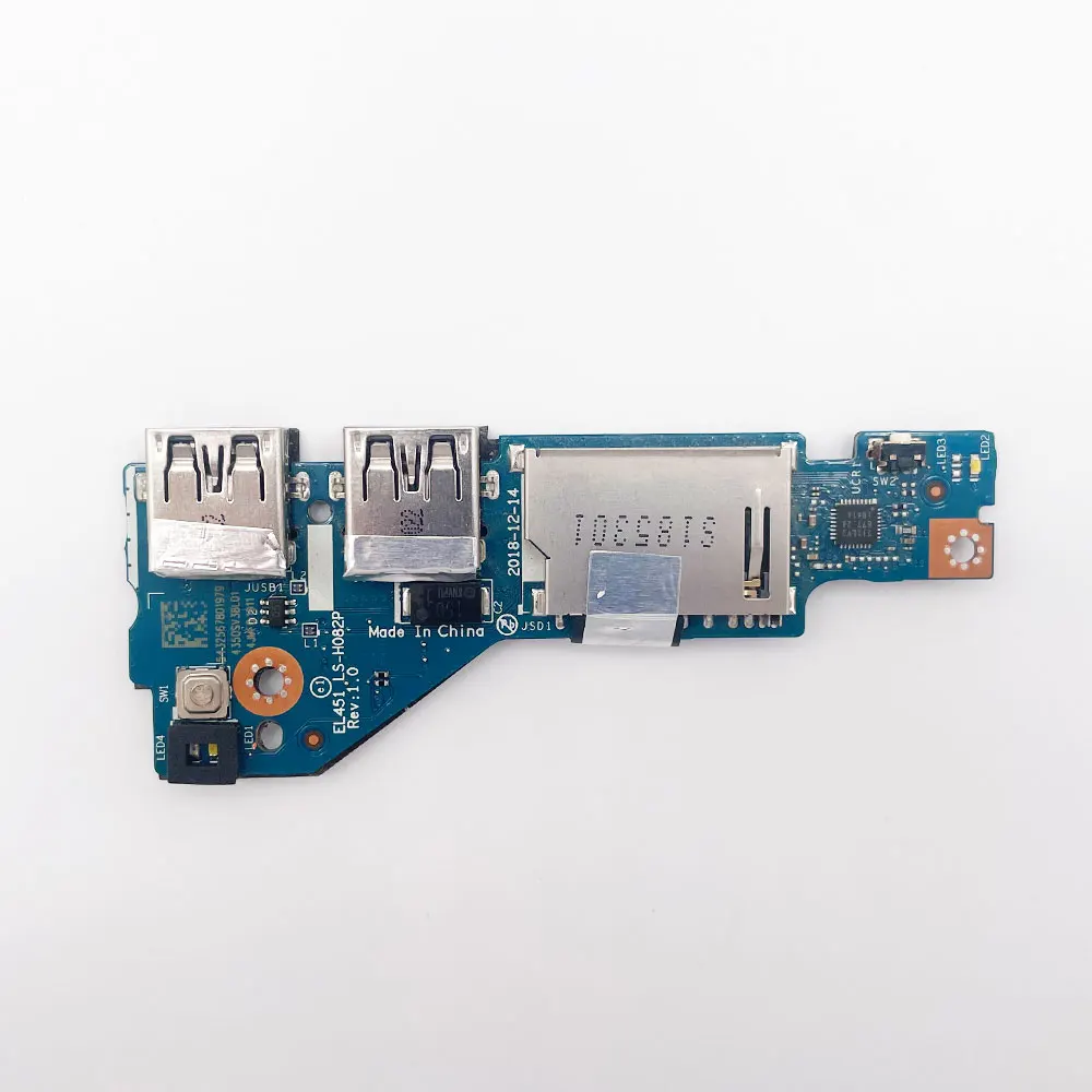 Voor Lenovo Xiaoxin Air 14 2019 S540-14 S540-14IWL S540-14IML S540-14API Laptop Kaartlezer Usb Jack Power Knop Board Switch