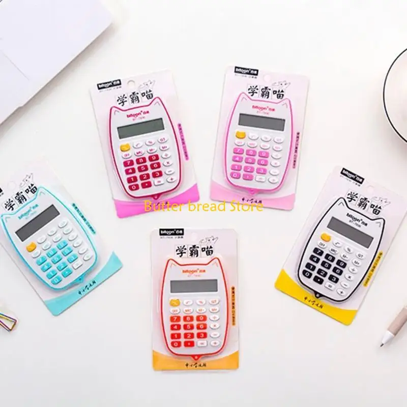 W89C Basic Standard Calculators Mini Digital Desktop Calculator 12-Digit LED Display