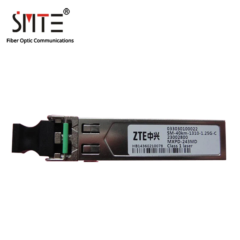 

ZTE MXPD243MD 033030100022 SM-40km-1310nm-1.25G-C Single-Mode Fiber Optical Module