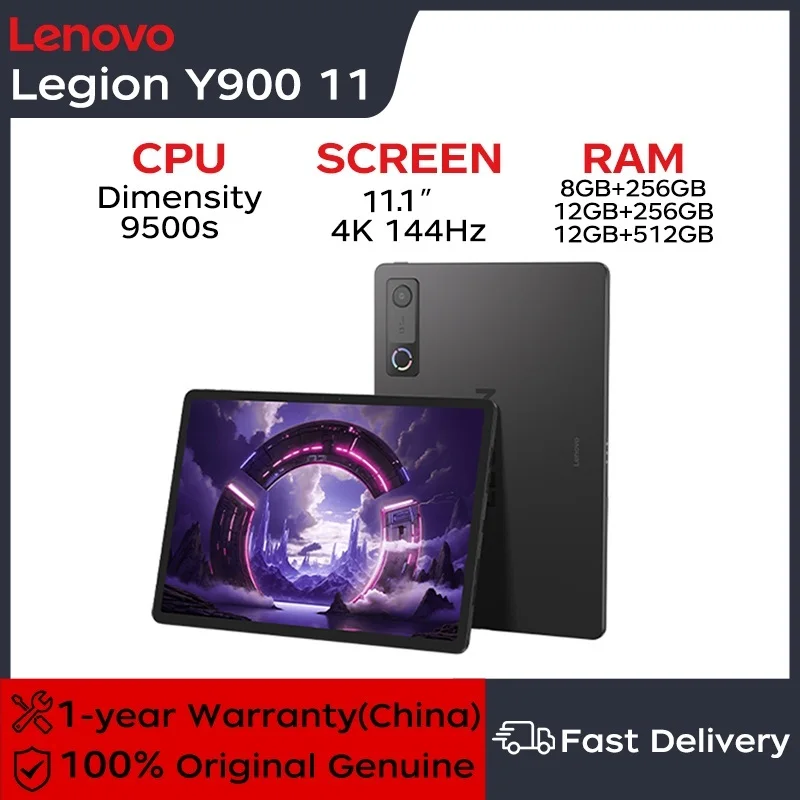 2026 Lenovo Legion Y900 11 Dimensity 9500s 11.1inch LCD Screen 4K
