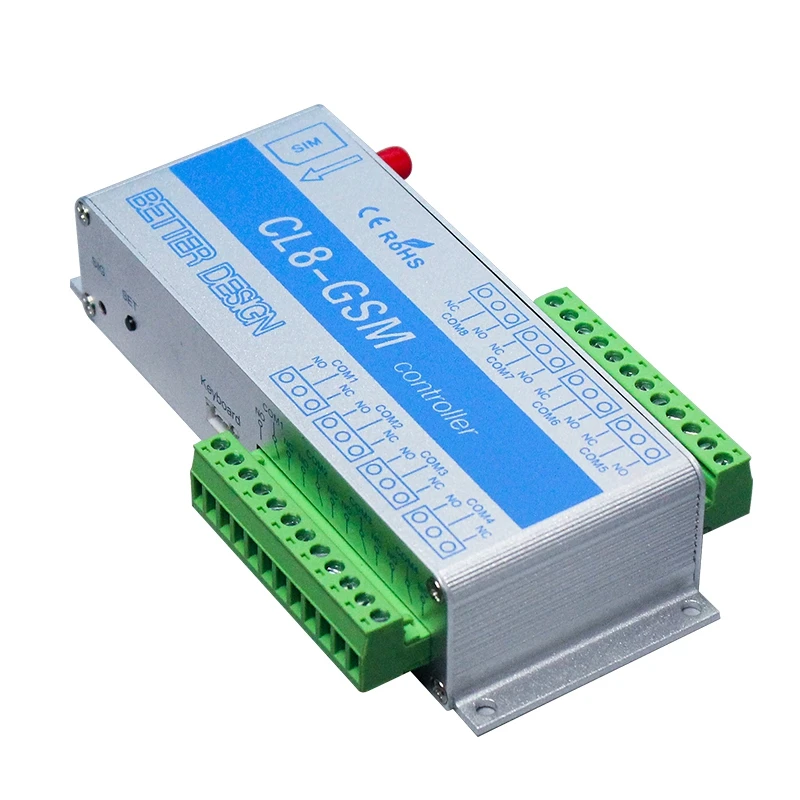

B24B CL8-GSM Mobile Phone Remote Control Switch Relay Smart Switch Phone SMS Remote Control Switch-EU Plug