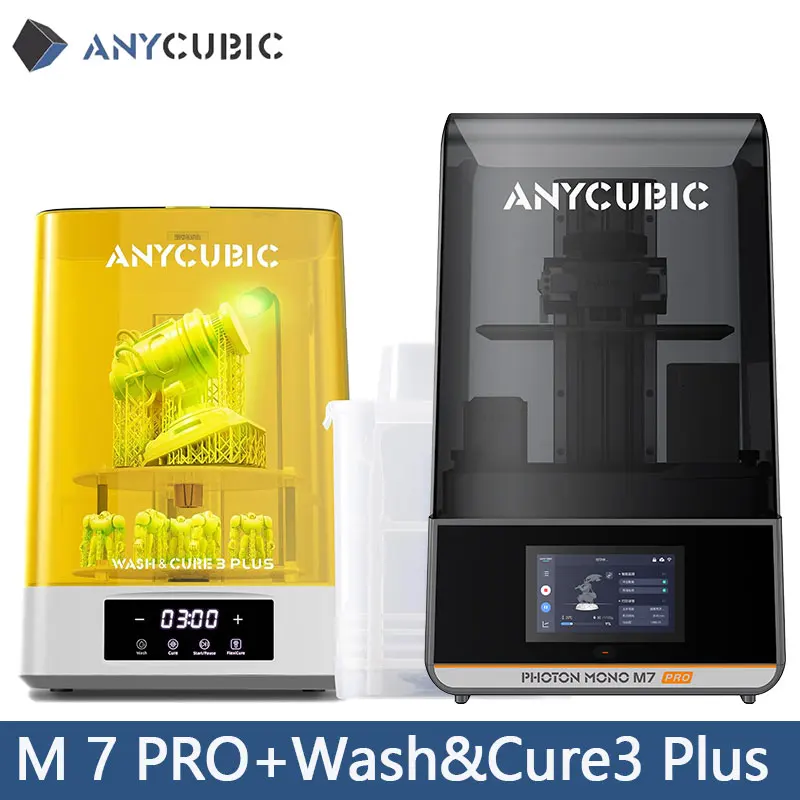 ANYCUBIC Photon Mono M7 Pro 3D Printer 10.1'' LCD 14K Mono MSLA 3D Printer Speed Up to 170mm/h Printing Size with Wash and Cure