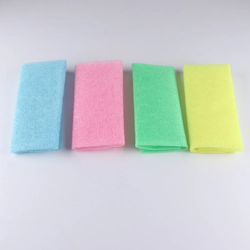 1PC Japanese Body Wash Towel Exfoliating Cloth Nylon Bath Towel Skin Polishing Back Scrubber Cleaning Tools Shower Accessories