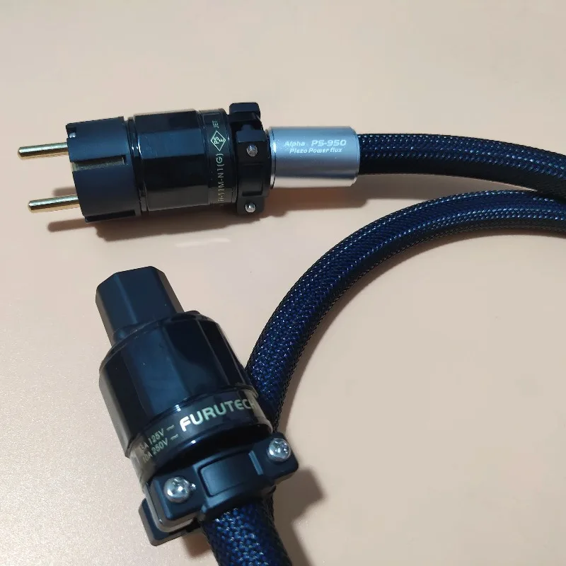Alpha Series Ps-950 Fp-3ts20 OCC Power Cord US/EU/UK Standard CD Amplifier Speaker Hi End Power Cable From Japan