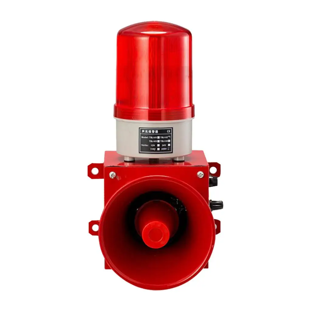 

Emergency Warning Strobe Light LED 30W Dust-proof Voice and Light Alarm Industrial Siren for Harbor Machine