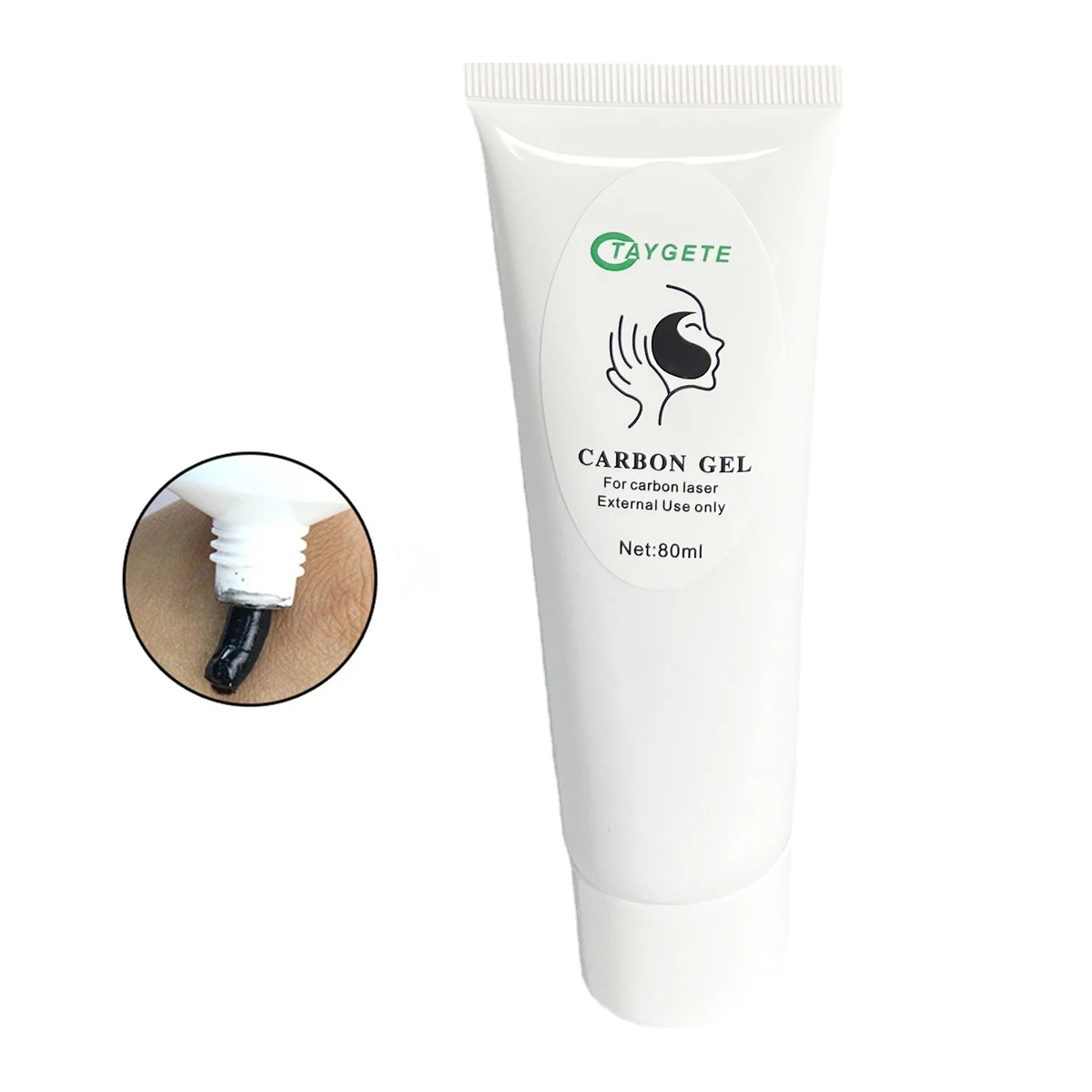 Soft Laser Carbon Cream Gel Mask For ND Yag Laser Skin Face Rejuvenation Deep Clean Whitening Brighten Peeling Shrink Pores